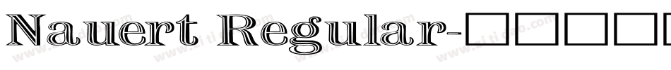 Nauert Regular字体转换